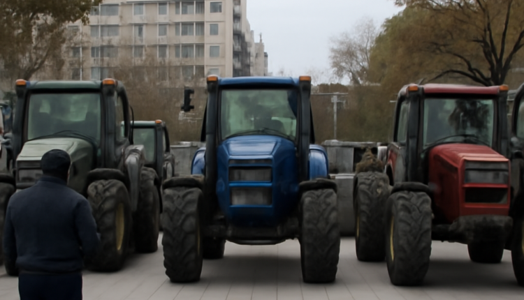 Απόβαση αγροτών με τρακτέρ και συμβολικός αποκλεισμός του λιμανιού στη Θεσσαλονίκη – Δείτε εικόνες και βίντεο – Πώς αντιδρά ο κόσμος – Αγρότες με τρακτέρ αποκλείουν συμβολικά το...