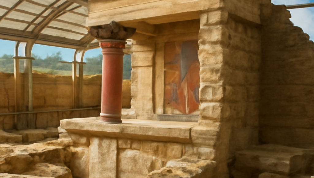 Μινωικό Ανάκτορο Αρχανών – Η ιδιοφυής προστασία από τις φυσικές καταστροφές – Ανακαλύφθηκε στο Μινωικό Ανάκτορο Αρχανών η καινοτόμος αρχιτεκτονική προστασία των Μινωιτών από φυσ...